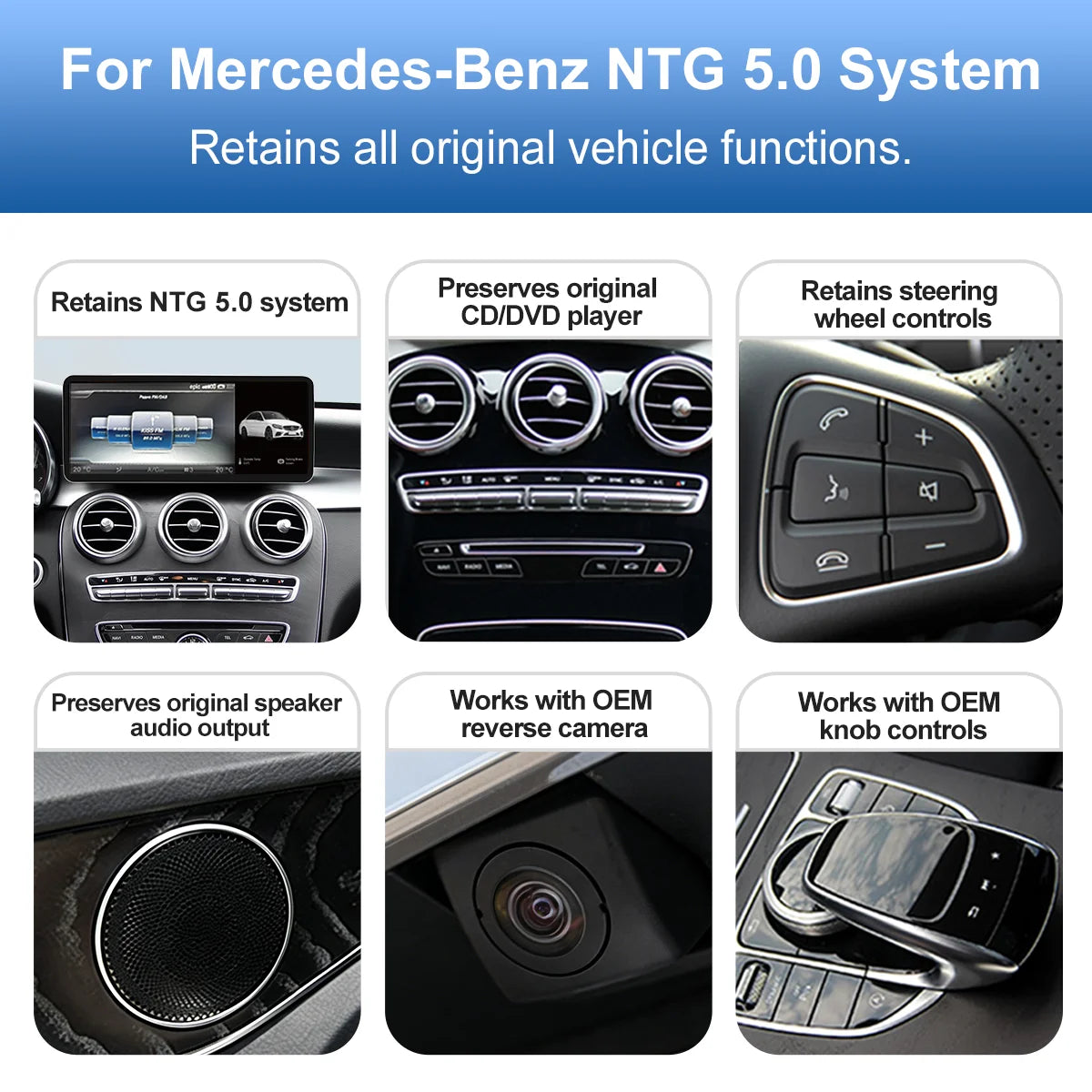 Pantalla 12.3" Mercedes-Benz Clase C W205 / GLC X253 (2015-2018)