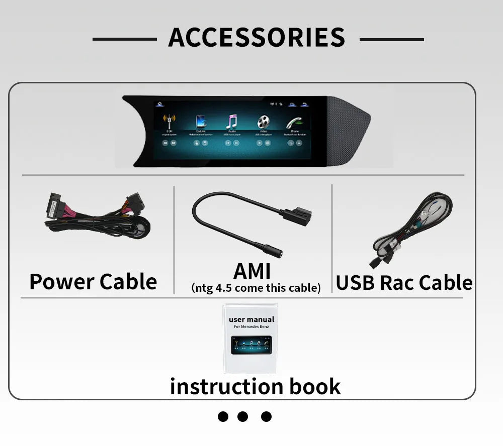 8.8'' Linux System For Mercedes Benz C Class W204 2011-2014 NTG4.5 Wireless Carplay Android Auto Mirrorlink Airplay BT Car Tablet Touch Screen Car Multimedia Player