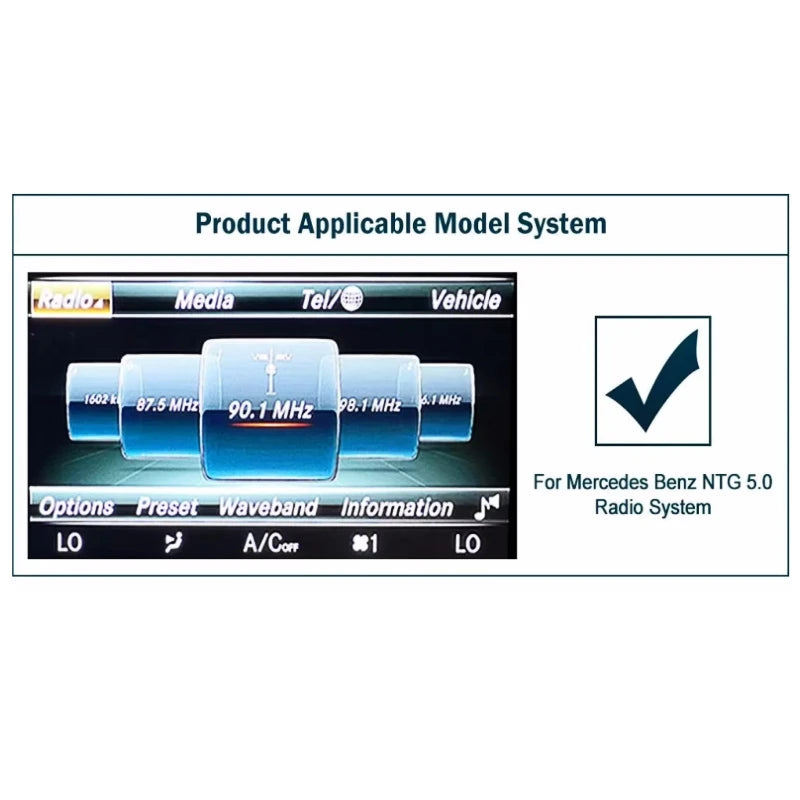 Wireless CarPlay for Mercedes Benz 5.0 A CLA GLA W176 C-Class W205 GLC 2015-2018 With Android Auto Wireless Car Play