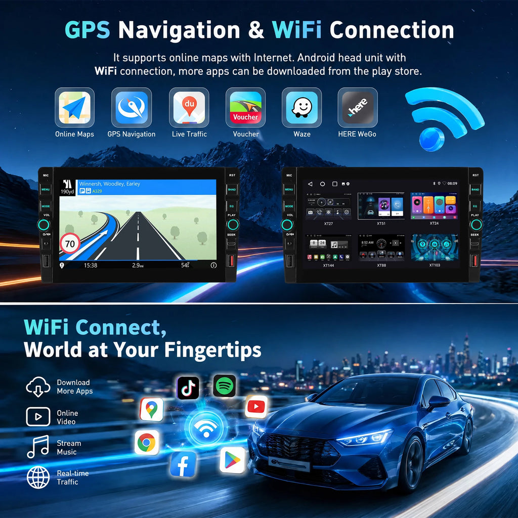 Pantalla 8" Mercedes-Benz CLS / Clase E W211 W219
