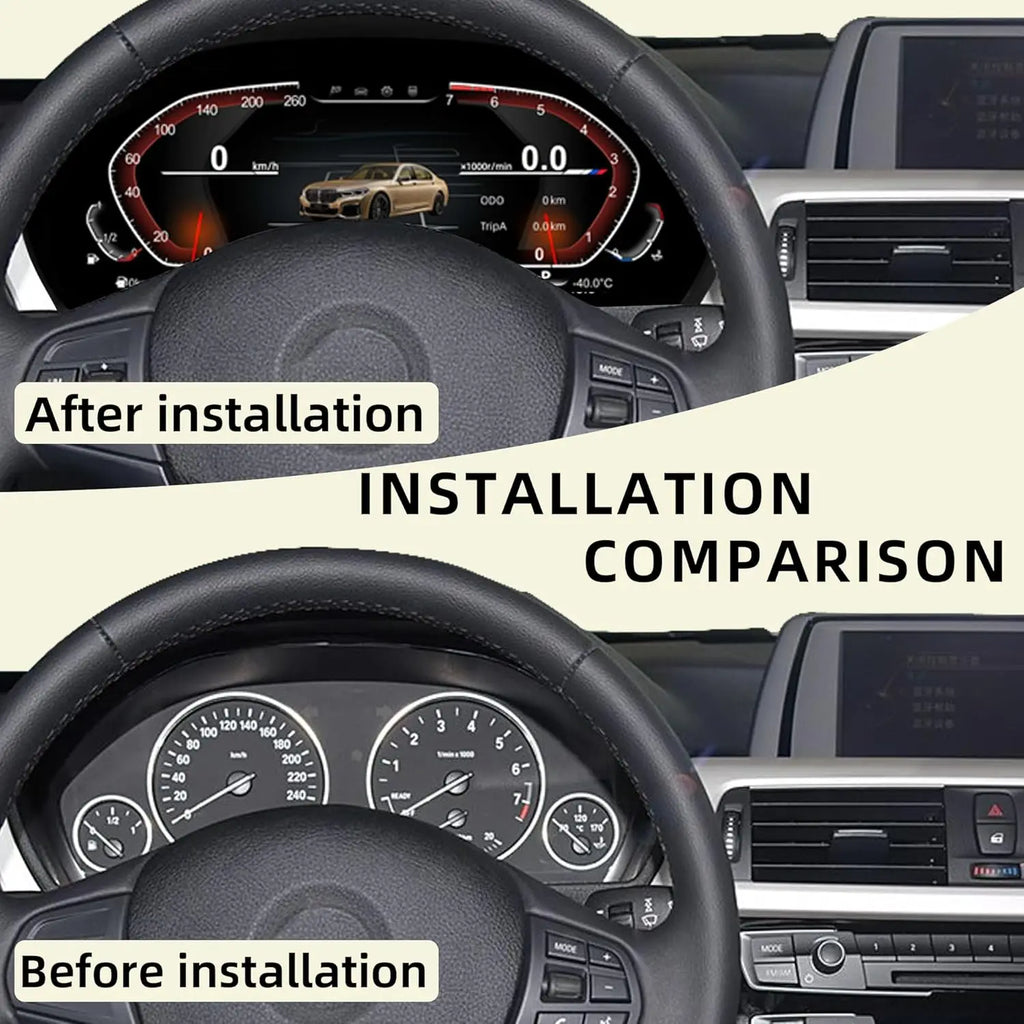 12.3-inch Digital Instrument Panel for BMW F30 F31 GT-F34 F32 F33 F36 2013-2020 Car Dashboard Speedometer Virtual Cockpit