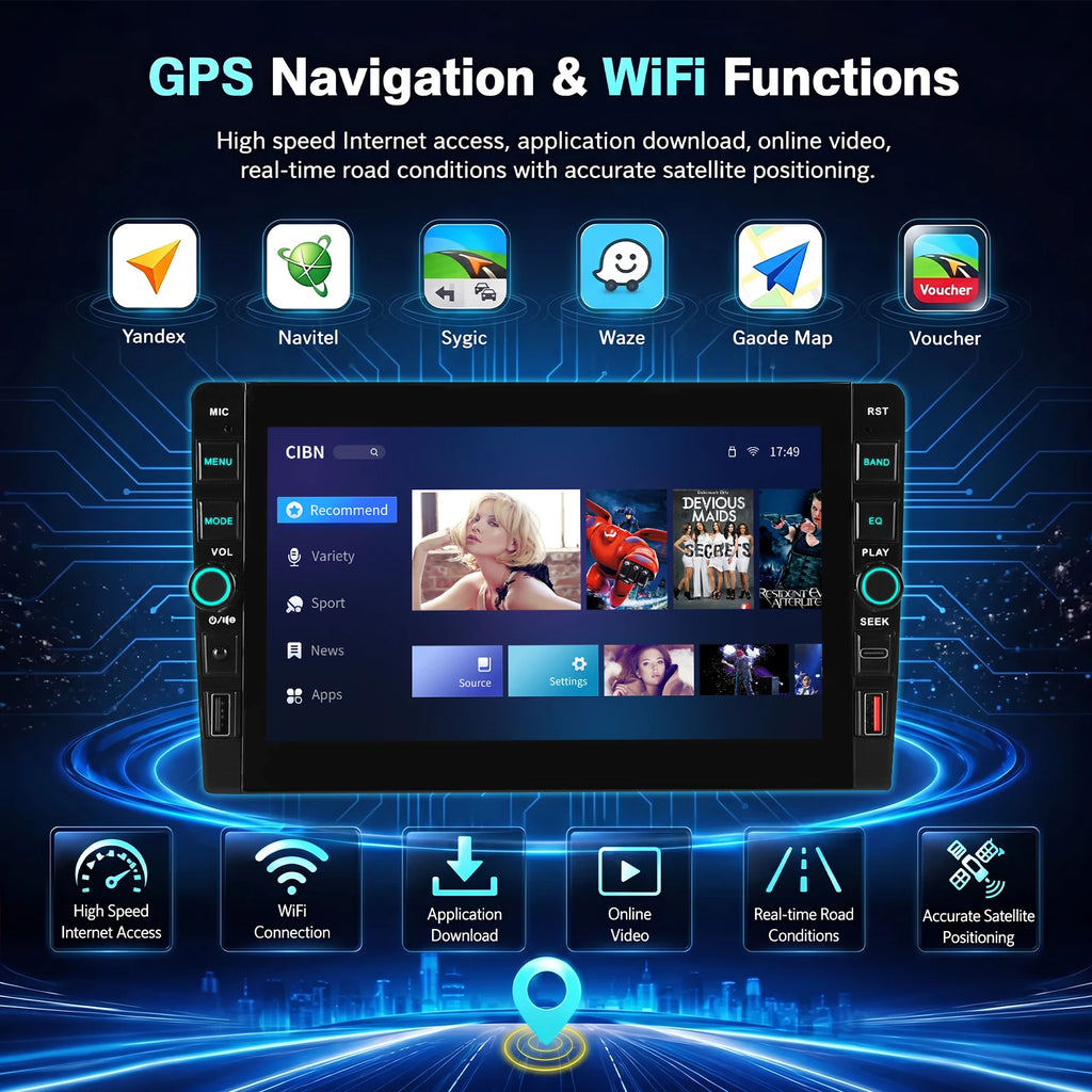 Pantalla 8" Mercedes-Benz CLS / Clase E W211 W219
