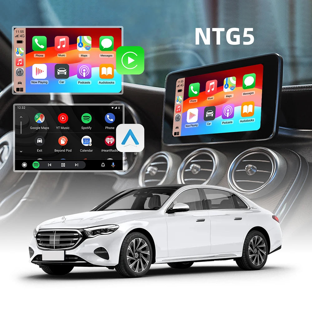 Wireless CarPlay for Mercedes Benz 5.0 A CLA GLA W176 C-Class W205 GLC 2015-2018 With Android Auto Wireless Car Play