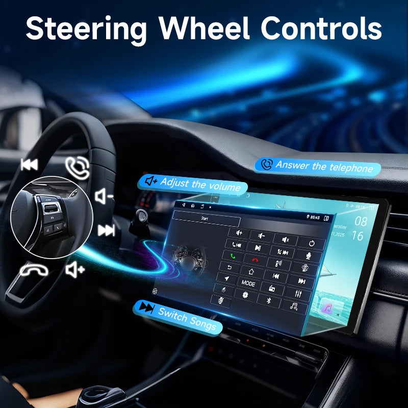 2 Din Car Radio GPS Navigation for Mercedes-Benz C-Class 2000-2005 Android Auto Carplay Multimedia Player Stereo FM AM UIS7865 8-Core DSP