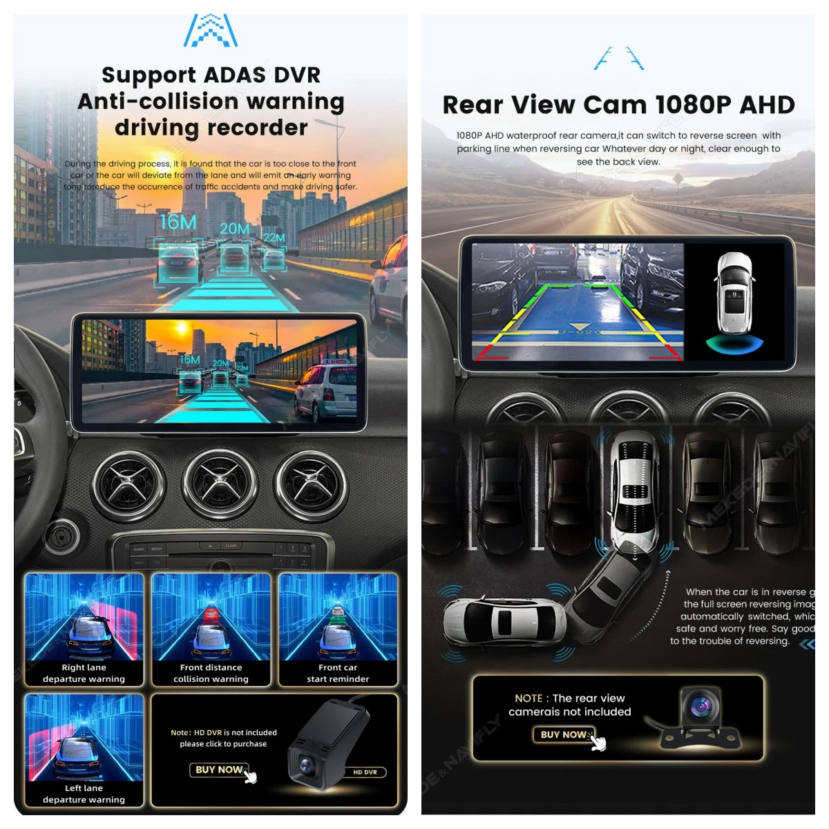 EU Stock Wireless Carplay Android Auto Car Radio Multimedia Player For Mercedes Benz E Class W212 4-door Sedan E200 E230 E260 E300 2009-2015 4G Wifi GPS Audio DSP Dual BT Intelligent Car System Qualcomm668/680 10.25‘’ 12.