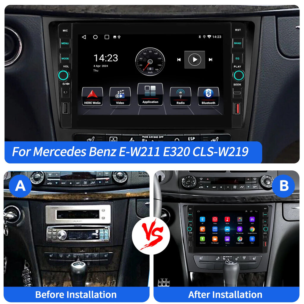 Pantalla 8" Mercedes-Benz CLS / Clase E W211 W219